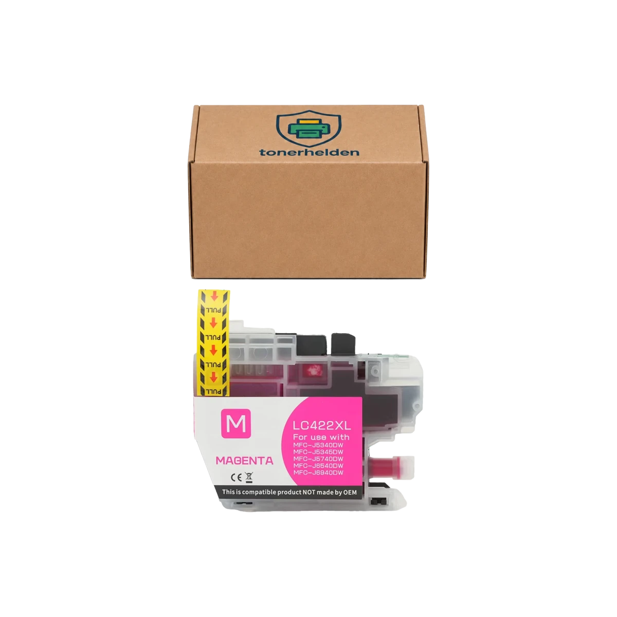 Tinten Brother kompatibel für LC422XLM - Tinten - tonerhelden - Magenta -