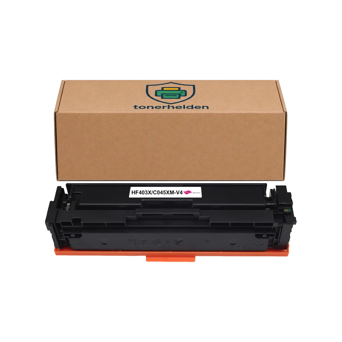 Toner Canon kompatibel für CF403X / Cartridge 045HY - Toner - tonerhelden - Magenta -