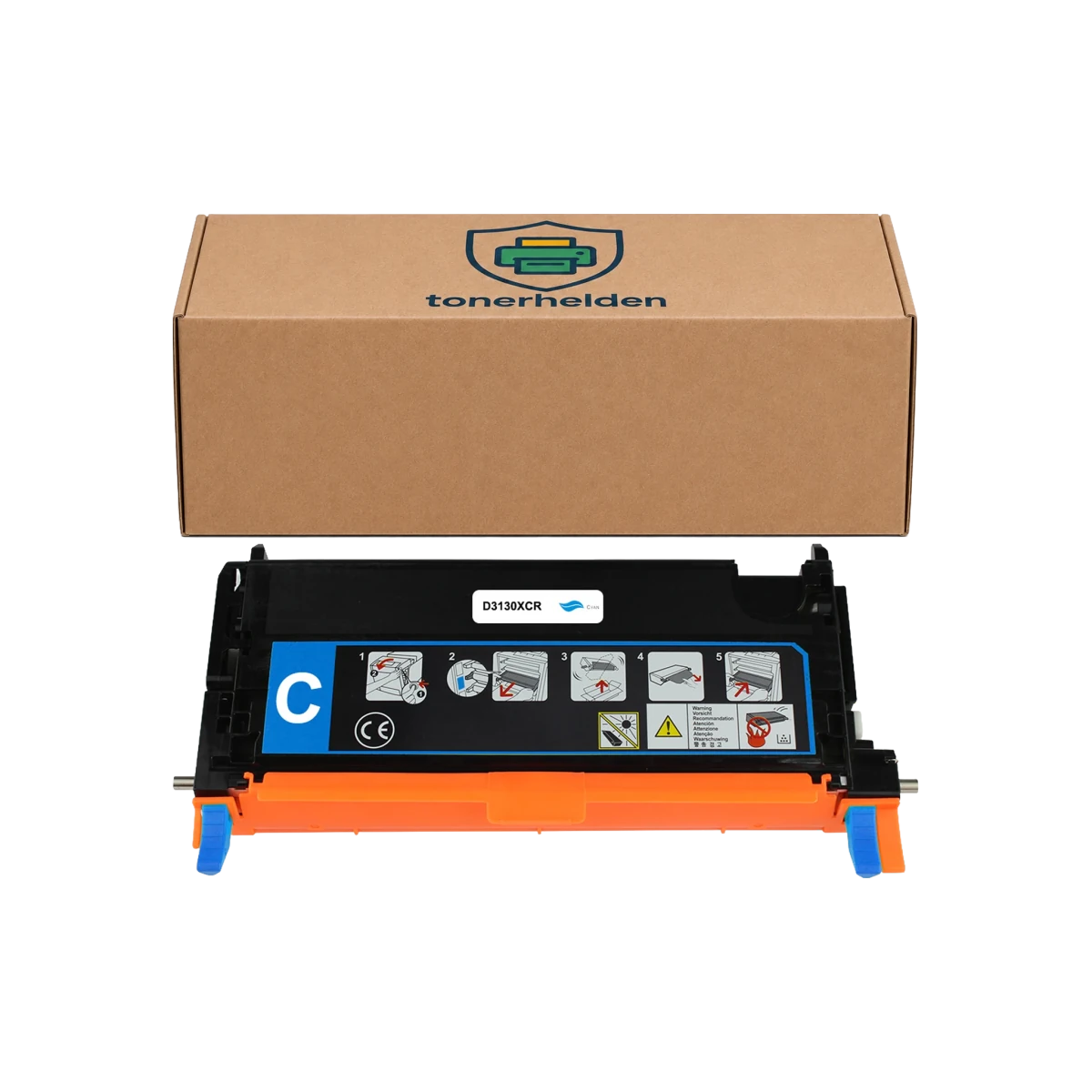 Toner Dell kompatibel für 593-10290 - Toner - tonerhelden - Cyan -