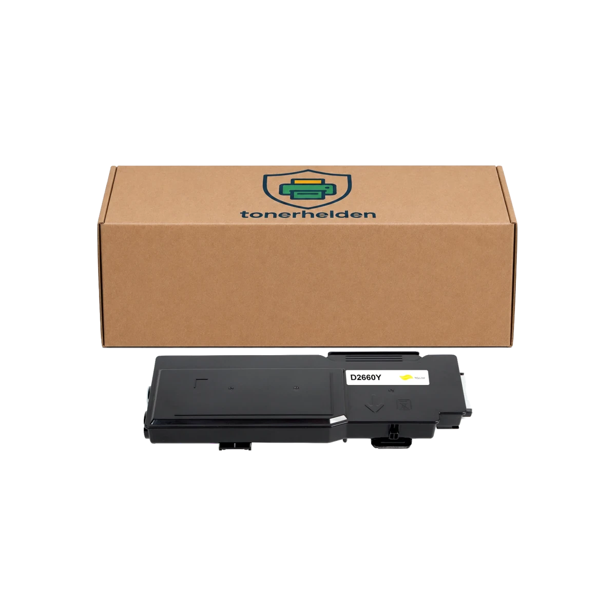 Toner Dell kompatibel für 593-BBBR - Toner - tonerhelden - Yellow -