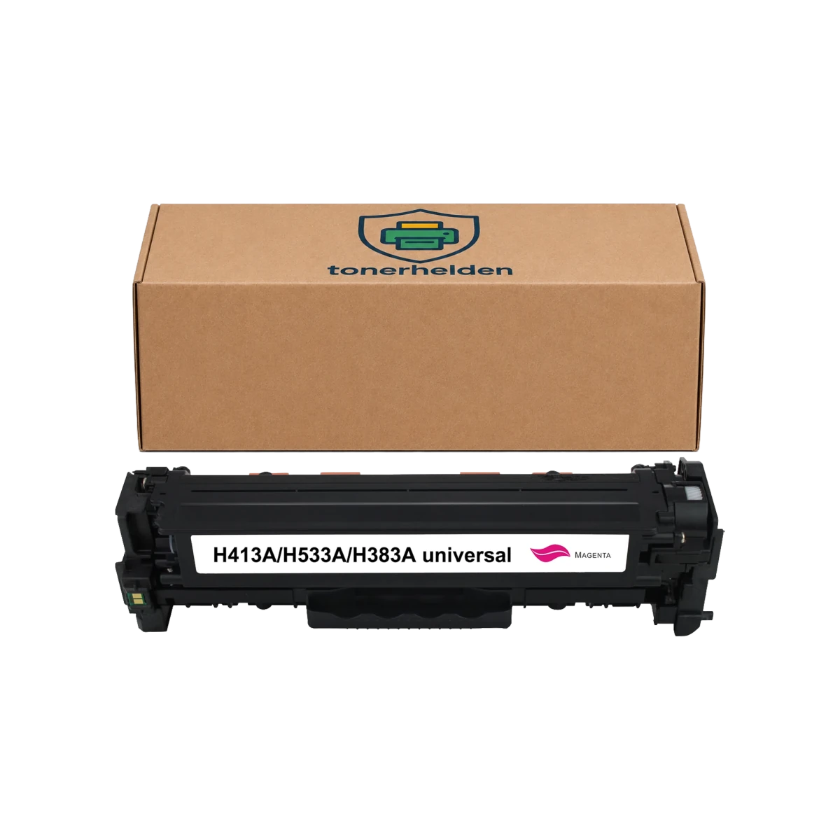 Toner HP kompatibel für CE413A/CC533A/CF383A/ Cartridge 718M - Toner - tonerhelden - Magenta -