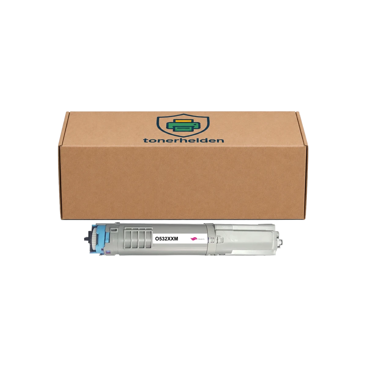 Toner Oki kompatibel für 46490606 - Toner - tonerhelden - Magenta -