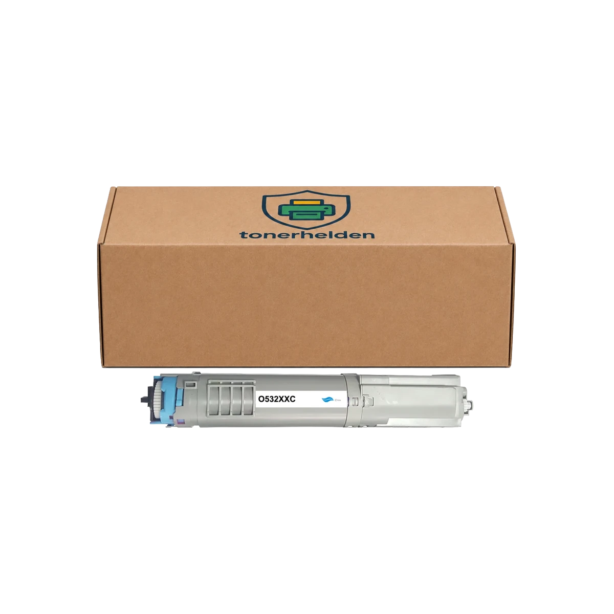 Toner Oki kompatibel für 46490607 - Toner - tonerhelden - Cyan -