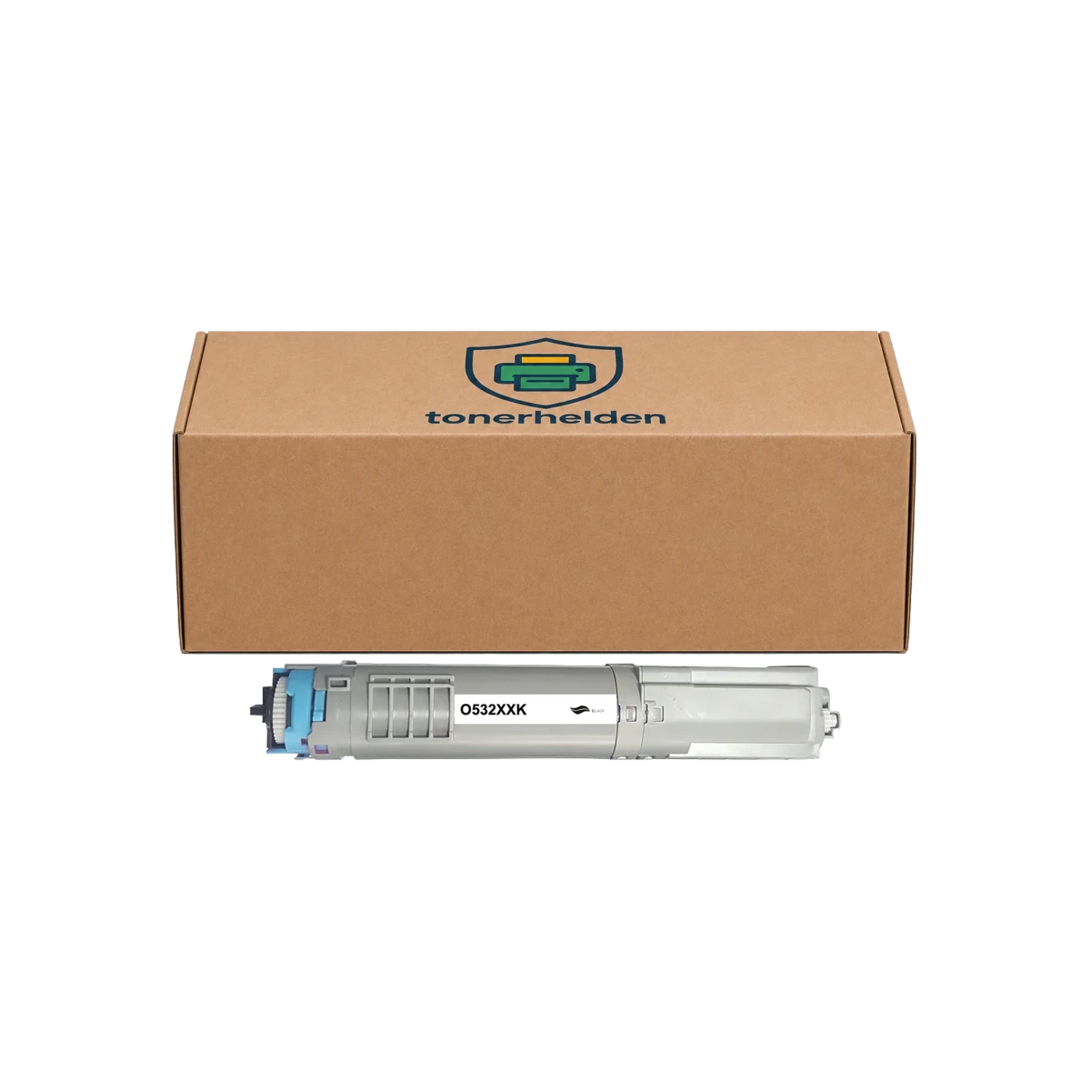 Toner Oki kompatibel für 46490608 - Toner - tonerhelden - Black -
