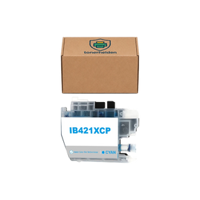 Tinten Brother kompatibel für LC421XLC - Tinten - tonerhelden - Cyan -