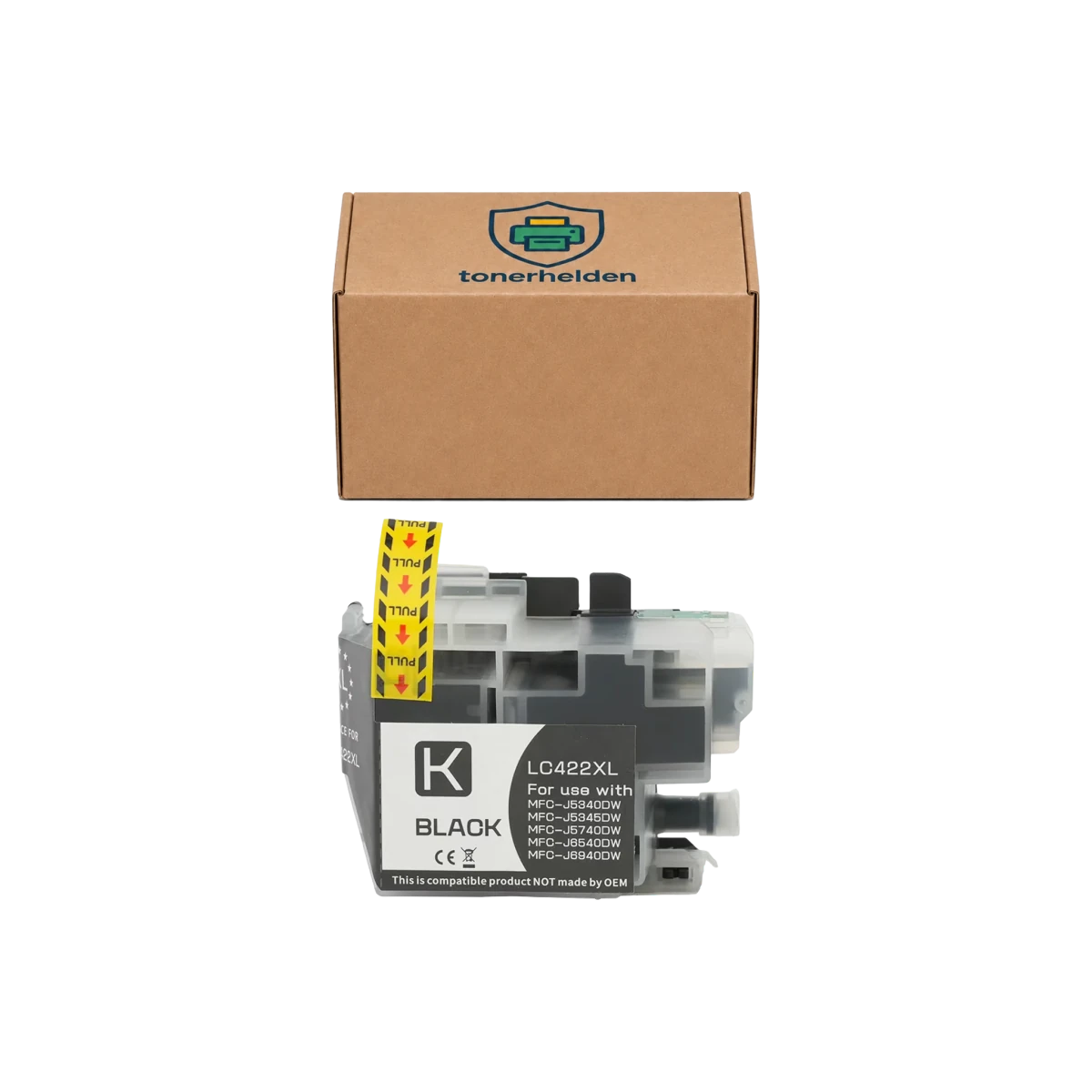 Tinten Brother kompatibel für LC422XLK - Tinten - tonerhelden - Black -