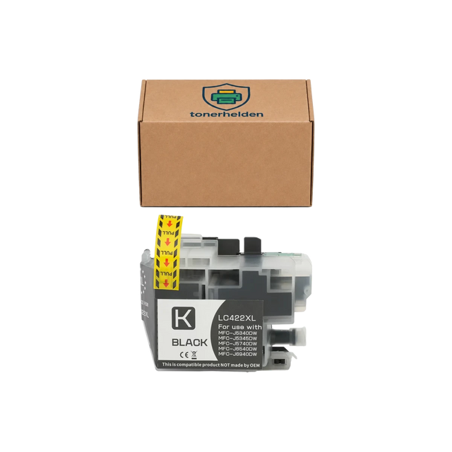 Tinten Brother kompatibel für LC422XLK - Tinten - tonerhelden - Black -