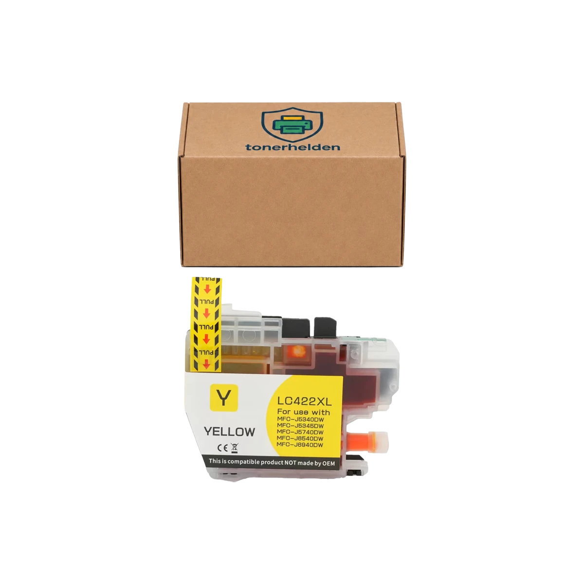 Tinten Brother kompatibel für LC422XLY - Tinten - tonerhelden - Yellow -
