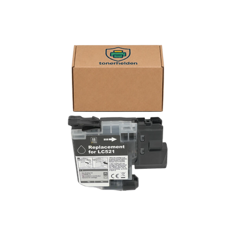 Tinten Brother kompatibel für LC521BK - Tinten - tonerhelden - Black -