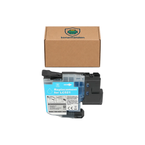 Tinten Brother kompatibel für LC521C - Tinten - tonerhelden - Cyan -