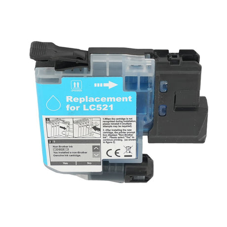 Tinten Brother kompatibel für LC521C - Tinten - Tonerhelden - Cyan -