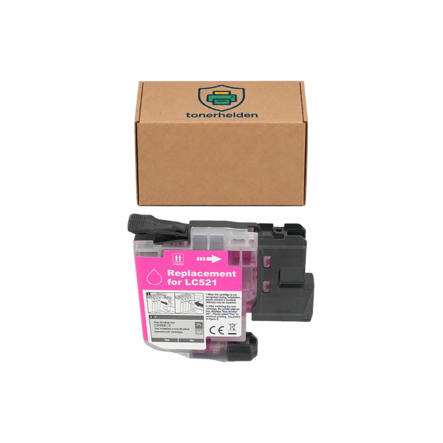 Tinten Brother kompatibel für LC521M - Tinten - tonerhelden - Magenta -