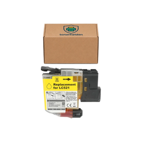 Tinten Brother kompatibel für LC521Y - Tinten - tonerhelden - Yellow -