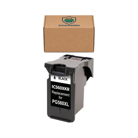 Tinten Canon kompatibel für PG560 XL - Tinten - tonerhelden - Black -