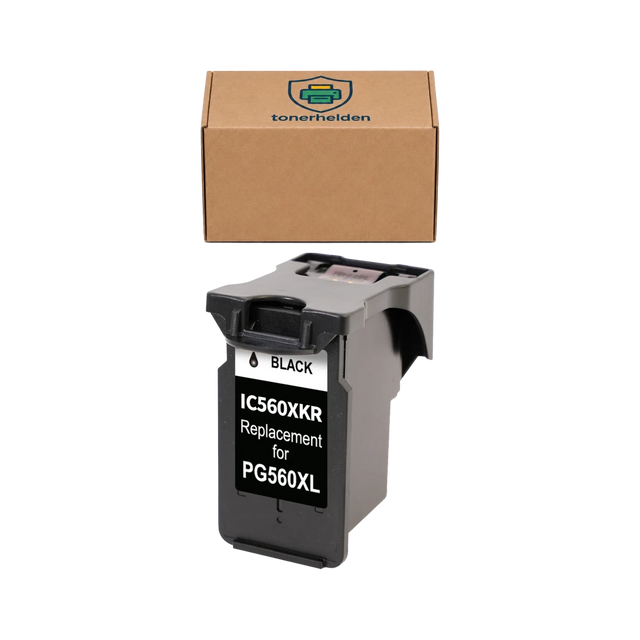 Tinten Canon kompatibel für PG560 XL - Tinten - tonerhelden - Black -