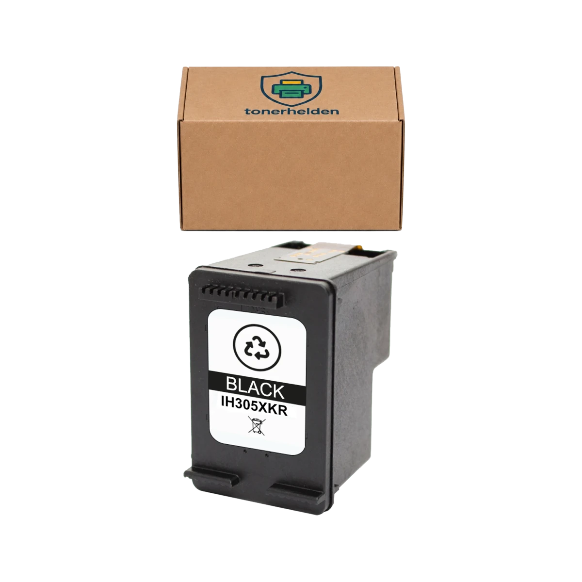 Tinten HP kompatibel für 305XLK(3YM62AE) - Tinten - tonerhelden - Black -