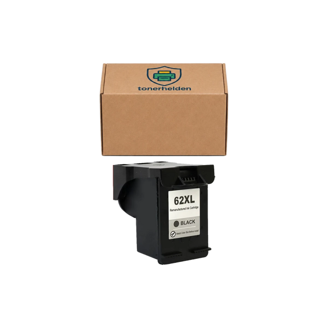 Tinten HP kompatibel für 62XLK(C2P05AN) - Tinten - tonerhelden - Black -
