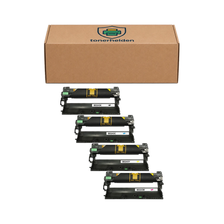 Toner Brother kompatibel für DR-243CL - Toner - tonerhelden - C/K/M/Y -