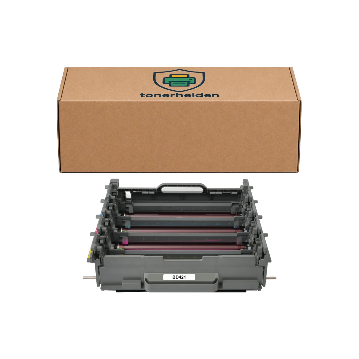 Toner Brother kompatibel für DR-421 - Toner - tonerhelden - C/K/M/Y -