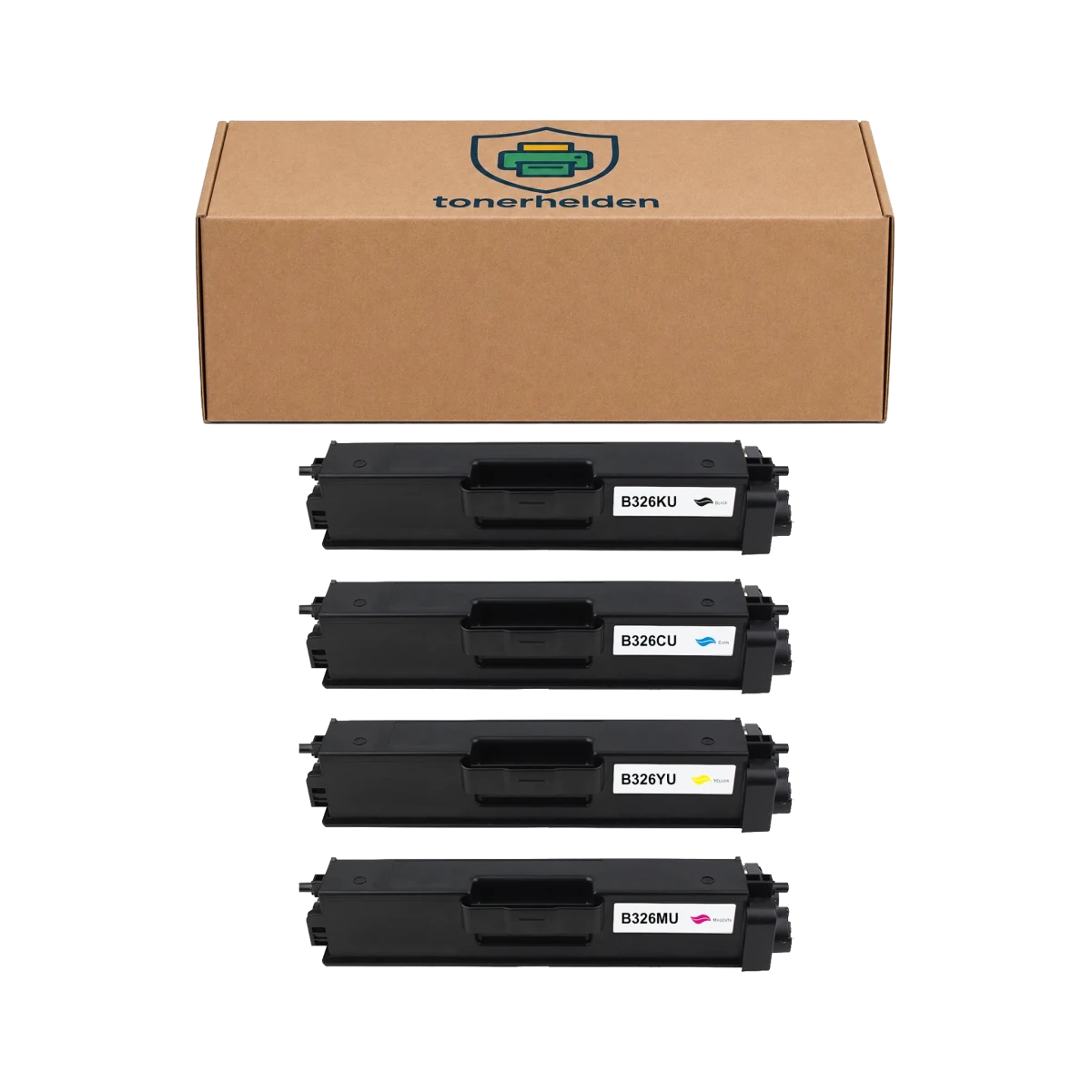 Toner Brother kompatibel für TN-326BK/C/M/Y/TN-325BK/C/M/Y - Toner - tonerhelden - C/K/M/Y -