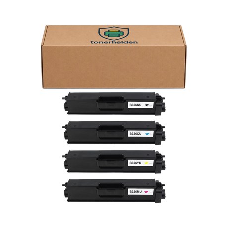 Toner Brother kompatibel für TN-326BK/C/M/Y/TN-325BK/C/M/Y - Toner - tonerhelden - C/K/M/Y -