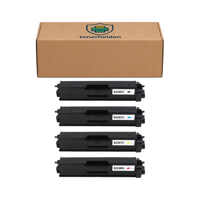 Toner Brother kompatibel für TN-326BK/C/M/Y/TN-325BK/C/M/Y - Toner - tonerhelden - C/K/M/Y -