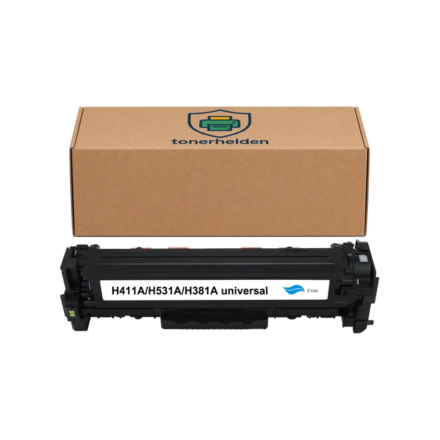 Toner Canon kompatibel für CE411A/CC531A/CF381A/ Cartridge 718C - Toner - tonerhelden - Cyan -