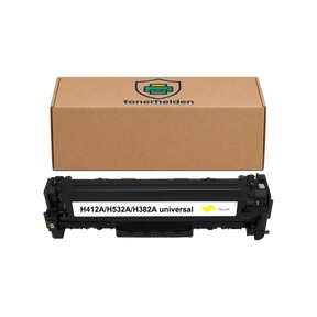 Toner Canon kompatibel für CE412A/CC532A/CF382A/ Cartridge 718Y - Toner - tonerhelden - Yellow -