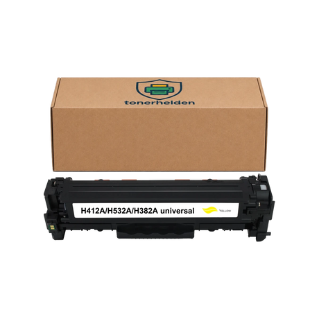Toner Canon kompatibel für CE412A/CC532A/CF382A/ Cartridge 718Y - Toner - tonerhelden - Yellow -