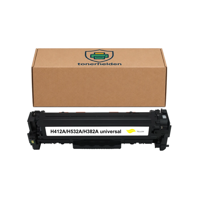 Toner Canon kompatibel für CE412A/CC532A/CF382A/ Cartridge 718Y - Toner - tonerhelden - Yellow -