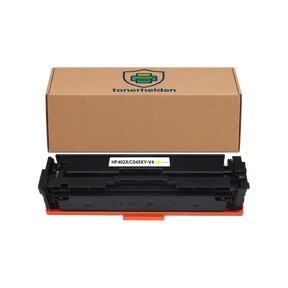 Toner Canon kompatibel für CF402X / Cartridge 045HY - Toner - tonerhelden - Yellow -