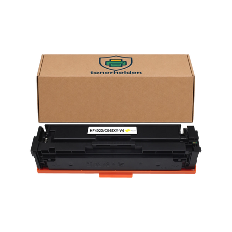 Toner Canon kompatibel für CF402X / Cartridge 045HY - Toner - tonerhelden - Yellow -