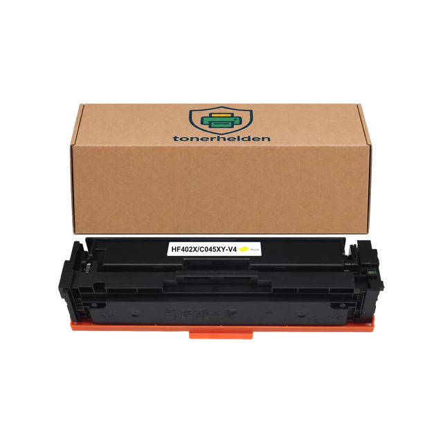 Toner Canon kompatibel für CF402X / Cartridge 045HY - Toner - tonerhelden - Yellow -