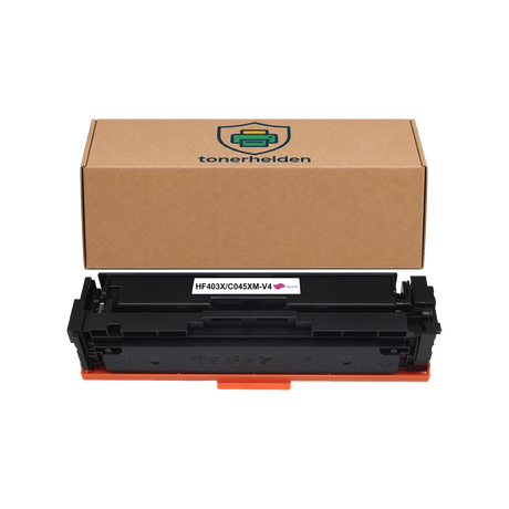 Toner Canon kompatibel für CF403X / Cartridge 045HY - Toner - tonerhelden - Magenta -