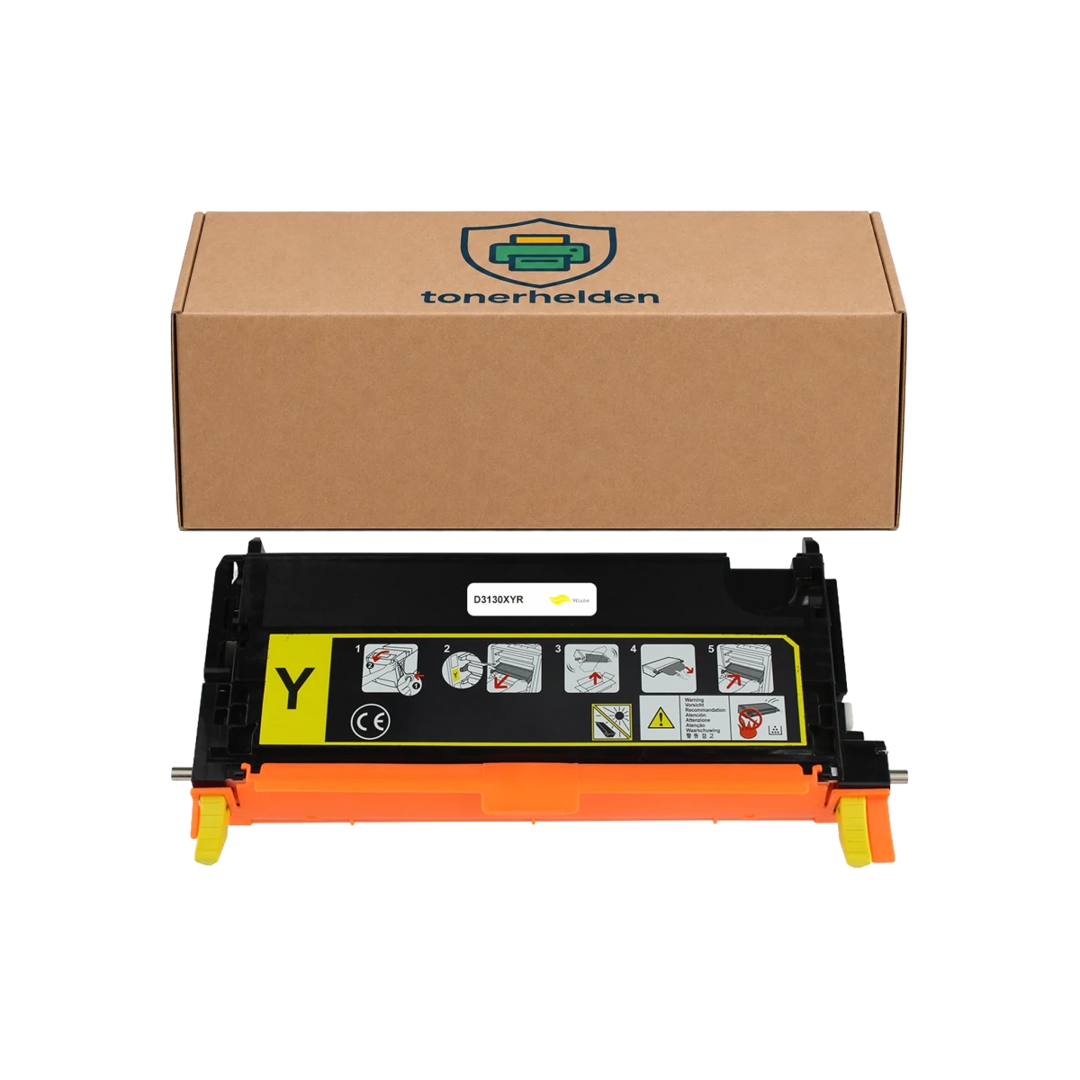 Toner Dell kompatibel für 593-10291 - Toner - tonerhelden - Yellow -