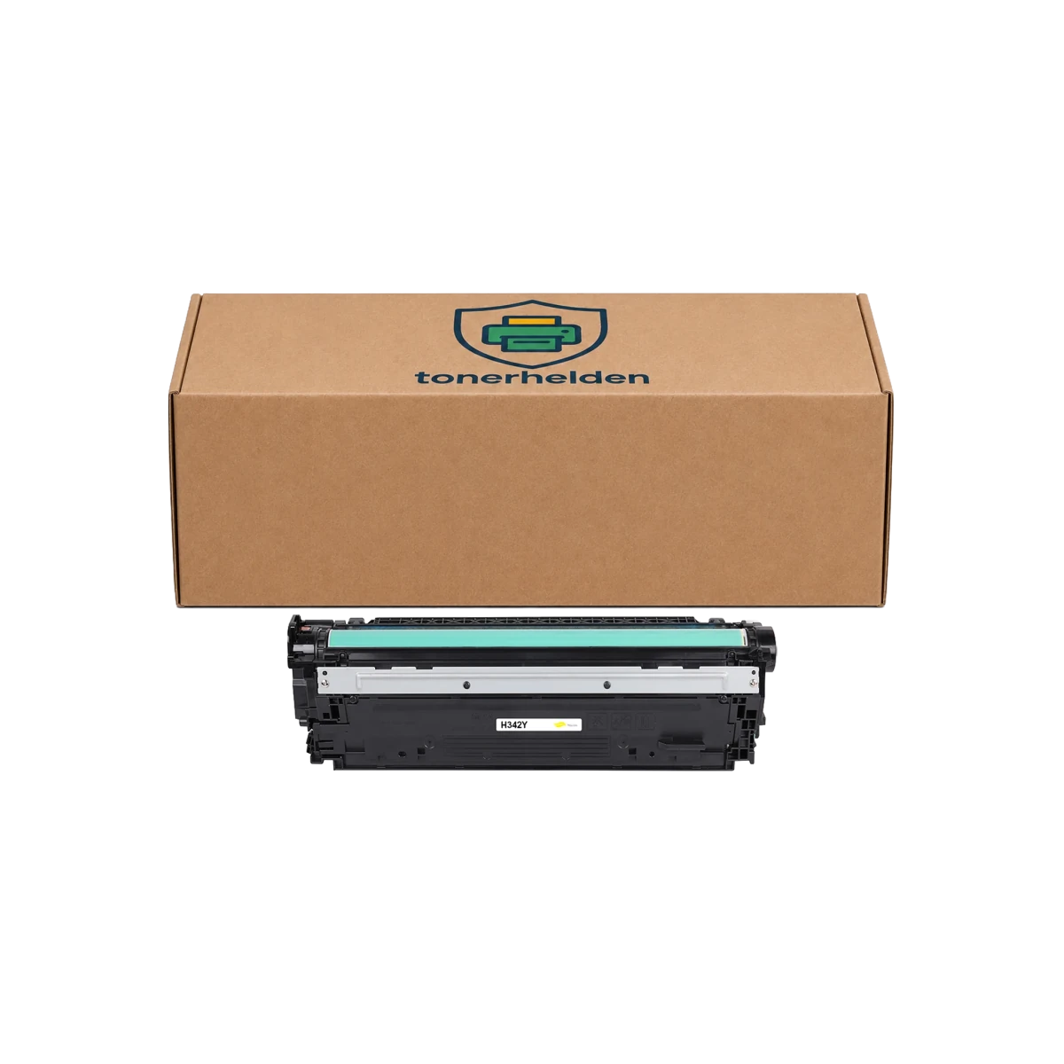 Toner HP kompatibel für CE342A(651A) - Toner - tonerhelden - Yellow -