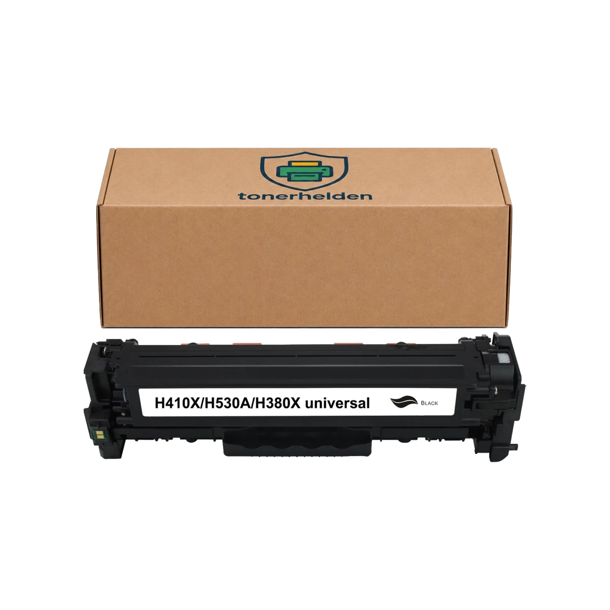 Toner HP kompatibel für CE410X/CC530A/CF380X/ Cartridge 718K - Toner - tonerhelden - Black -