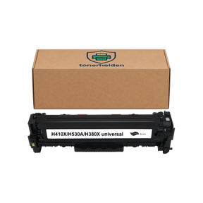 Toner HP kompatibel für CE410X/CC530A/CF380X/ Cartridge 718K - Toner - tonerhelden - Black -