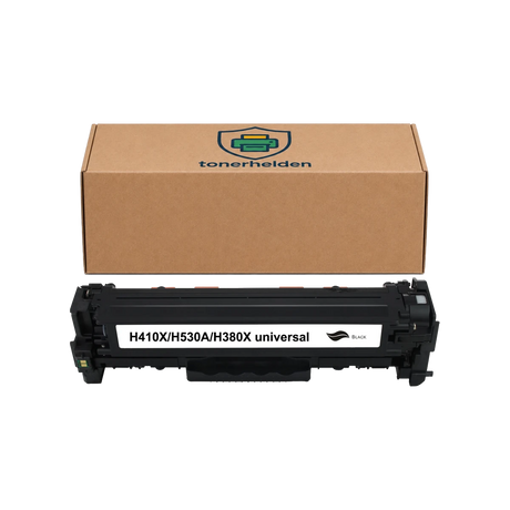 Toner HP kompatibel für CE410X/CC530A/CF380X/ Cartridge 718K - Toner - tonerhelden - Black -