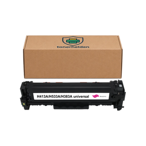 Toner HP kompatibel für CE413A/CC533A/CF383A/ Cartridge 718M - Toner - tonerhelden - Magenta -