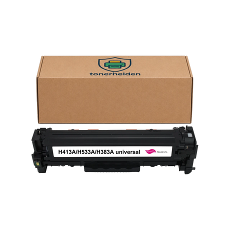 Toner HP kompatibel für CE413A/CC533A/CF383A/ Cartridge 718M - Toner - tonerhelden - Magenta -