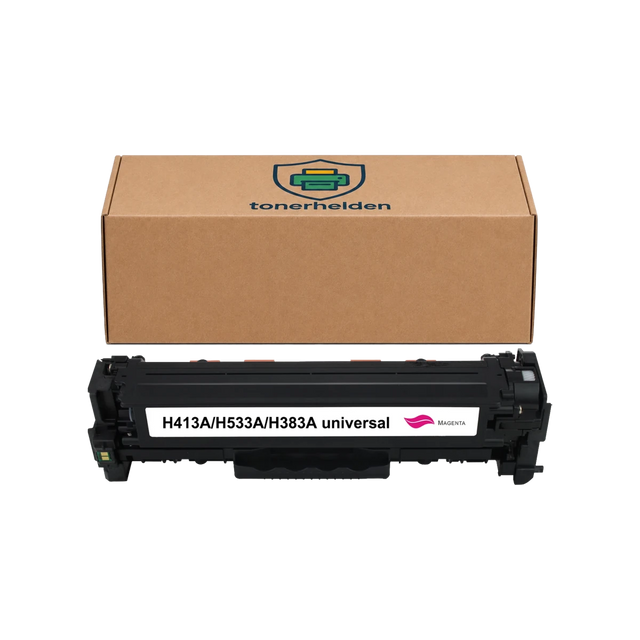 Toner HP kompatibel für CE413A/CC533A/CF383A/ Cartridge 718M - Toner - tonerhelden - Magenta -