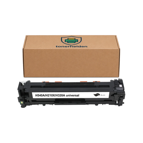 Toner HP kompatibel für CF210X/CB540A/CE320A/Cartridge 716K/Cartridge 731HK - Toner - tonerhelden - Black -