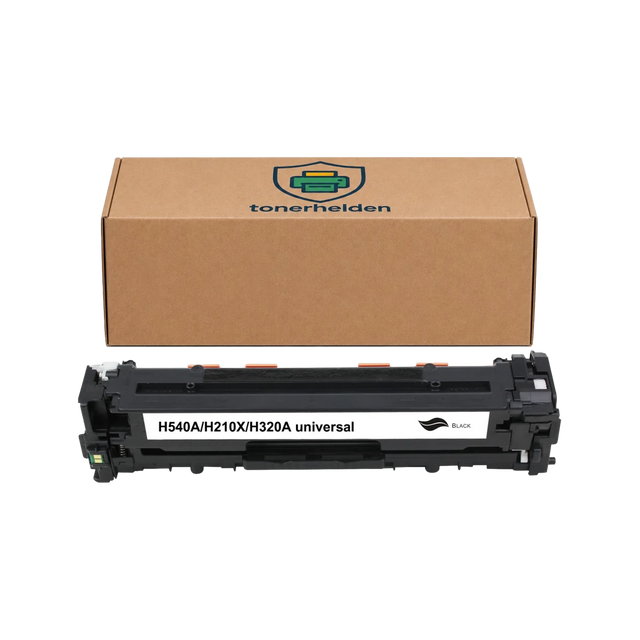 Toner HP kompatibel für CF210X/CB540A/CE320A/Cartridge 716K/Cartridge 731HK - Toner - tonerhelden - Black -