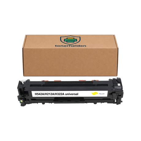 Toner HP kompatibel für CF212A/CB542A/CE322A/Cartridge 716Y/Cartridge 731Y - Toner - tonerhelden - Yellow -