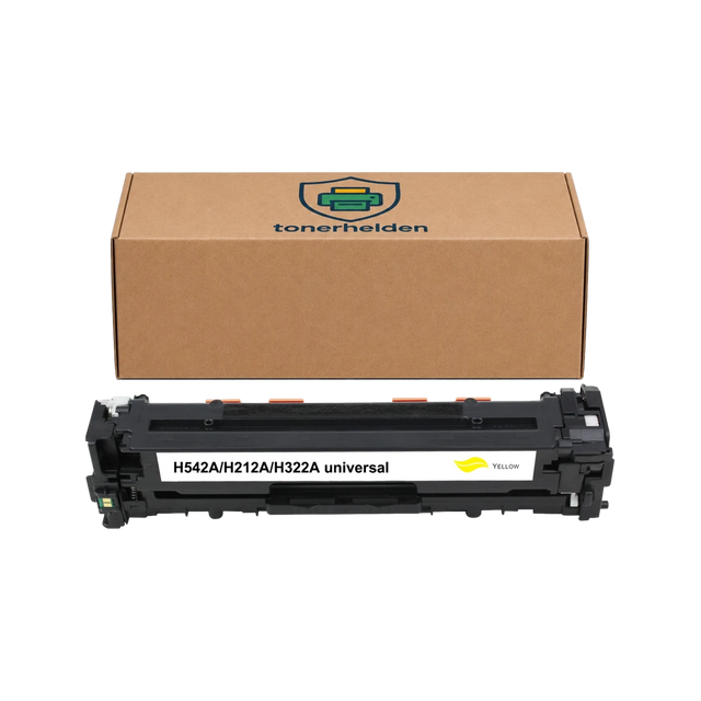 Toner HP kompatibel für CF212A/CB542A/CE322A/Cartridge 716Y/Cartridge 731Y - Toner - tonerhelden - Yellow -