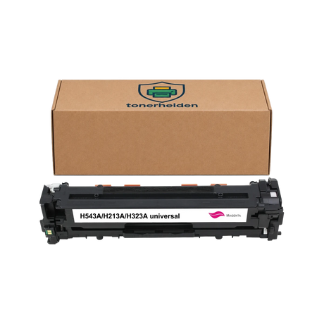 Toner HP kompatibel für CF213A/CB543A/CE323A/Cartridge 716M/Cartridge 731M - Toner - tonerhelden - Magenta -