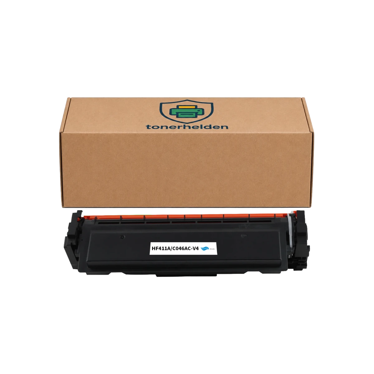 Toner HP kompatibel für CF411A / Cartridge 046C - Toner - tonerhelden - Cyan -