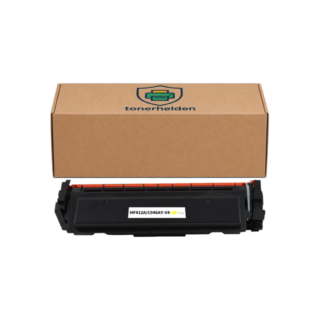 Toner HP kompatibel für CF412A / Cartridge 046Y - Toner - tonerhelden - Yellow -