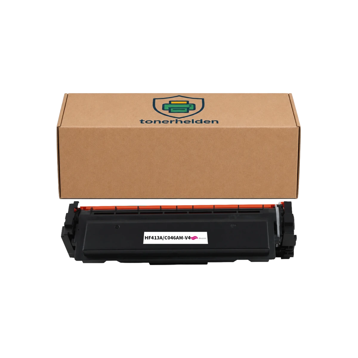 Toner HP kompatibel für CF413A / Cartridge 046M - Toner - tonerhelden - Magenta -